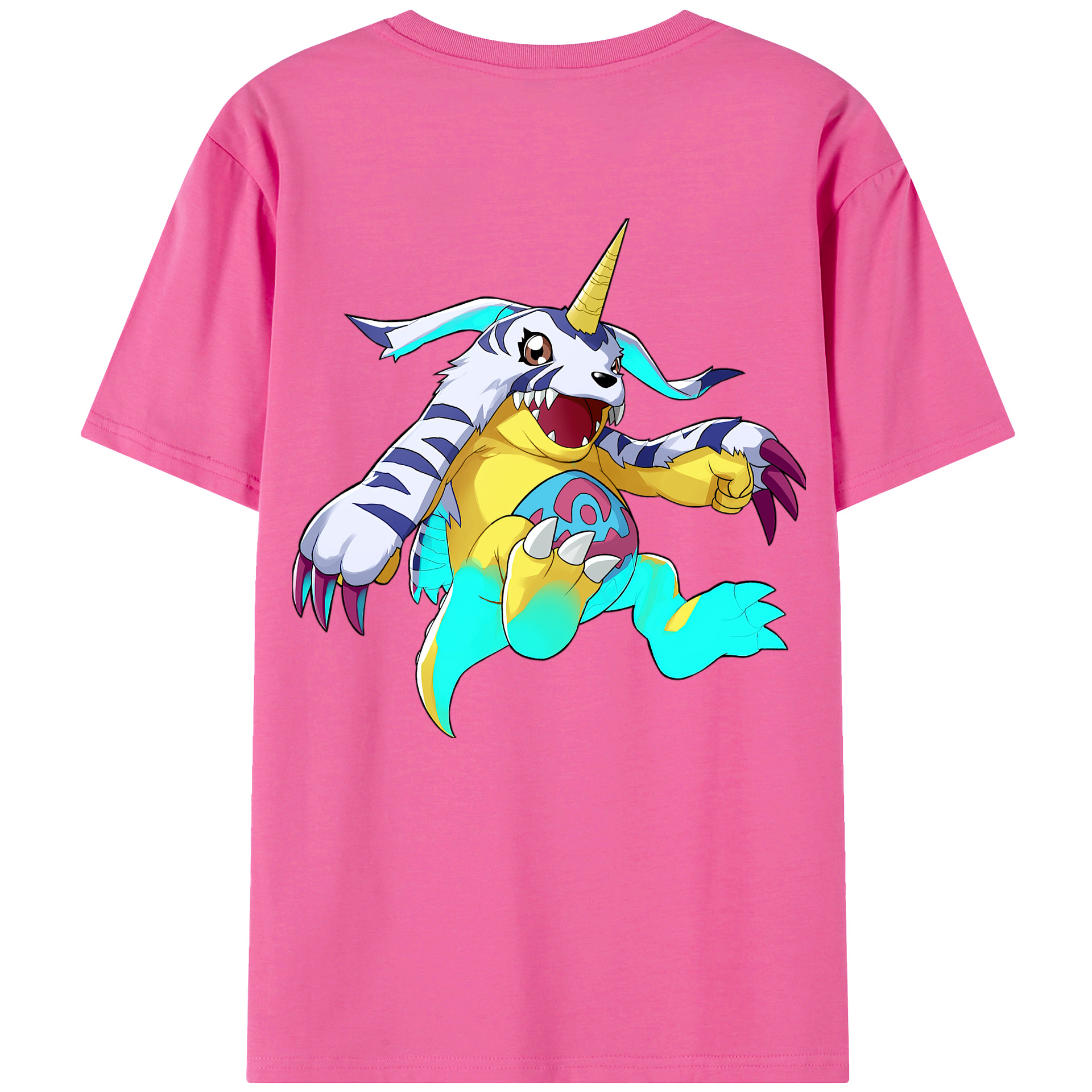 （画像用） Digimon デジタルモンスター/デジモン レディース半袖Tシャツ(バックプリント)